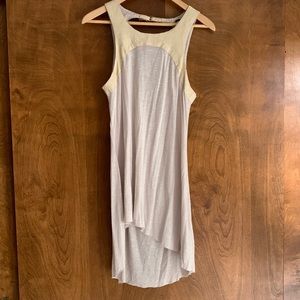 Free people hang loose backless dress with top buckle